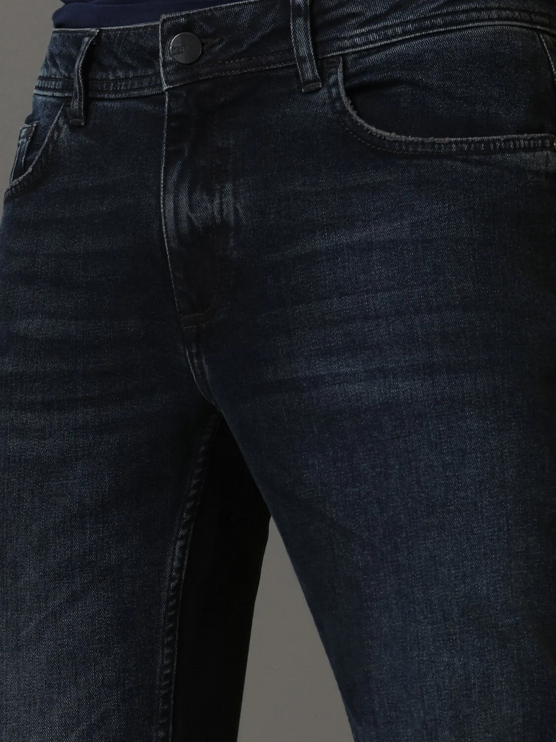 İndigo Slim Fit Denim Pamuk Karışımlı Pantolon - 2