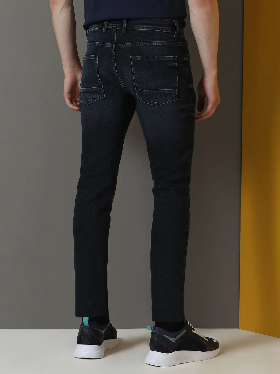 İndigo Slim Fit Denim Pamuk Karışımlı Pantolon - 5