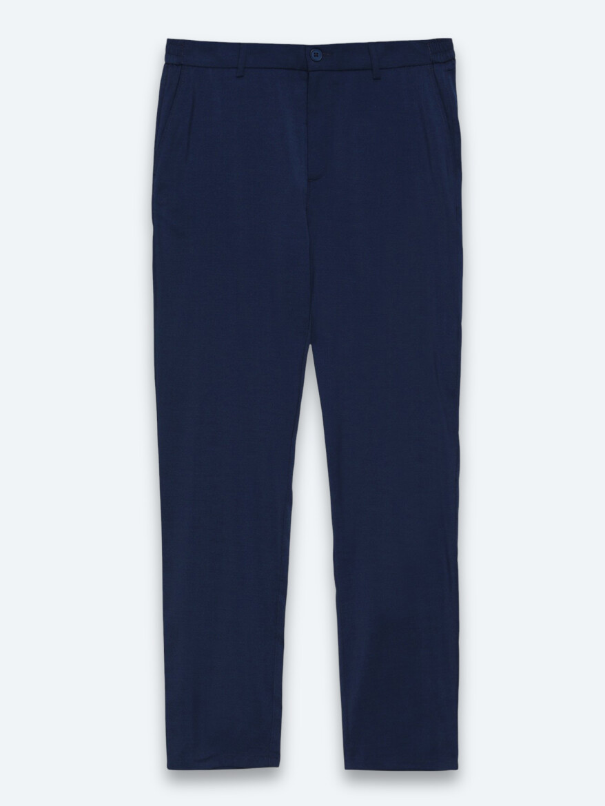 Indigo Weaving Jogging Fit Casual Trousers - 6