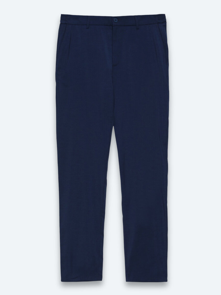 Indigo Weaving Jogging Fit Casual Trousers - 6