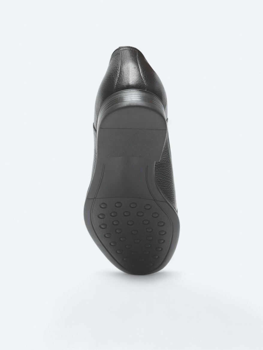 Kahverengi Deri Klasik Ayakkabı - 4