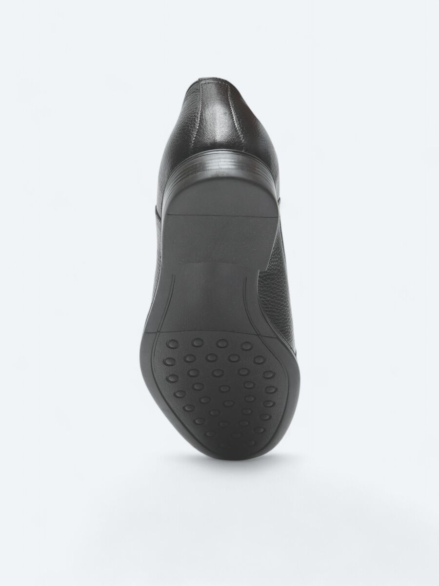 Kahverengi Deri Klasik Ayakkabı - 4