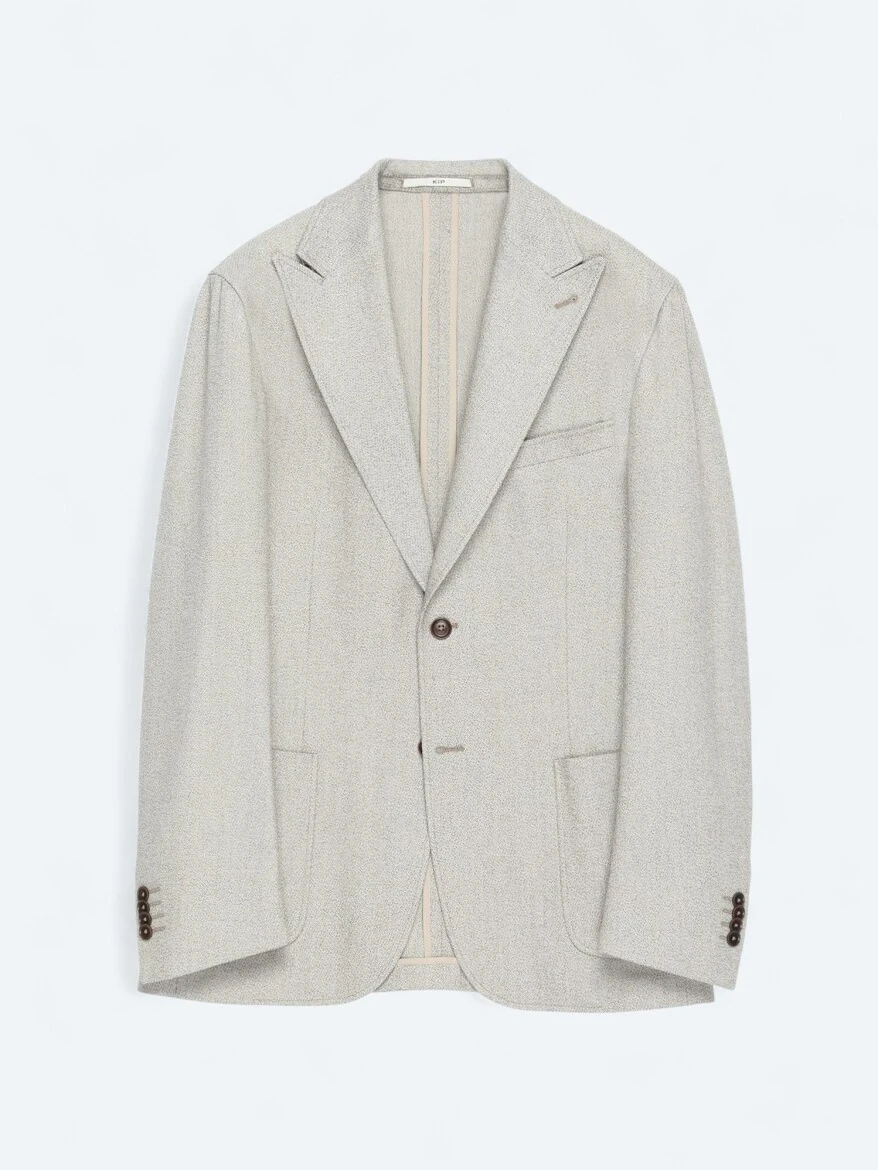 Kahverengi Kareli Modern Fit Ceket - 7