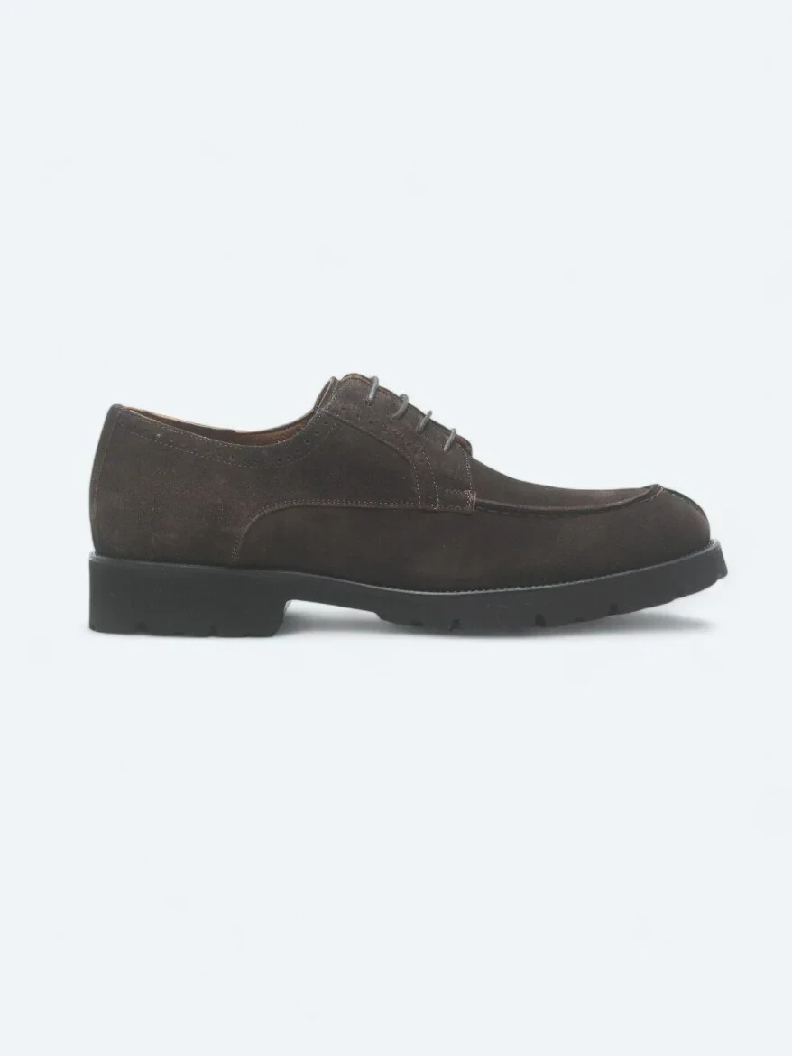 Kahverengi Süet Smart Casual Ayakkabı - 1