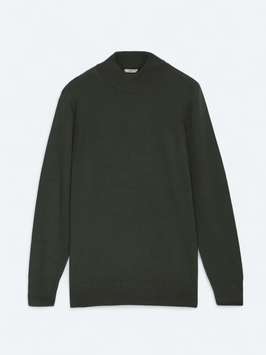 Khaki Knitwear Sweatshirt - 7