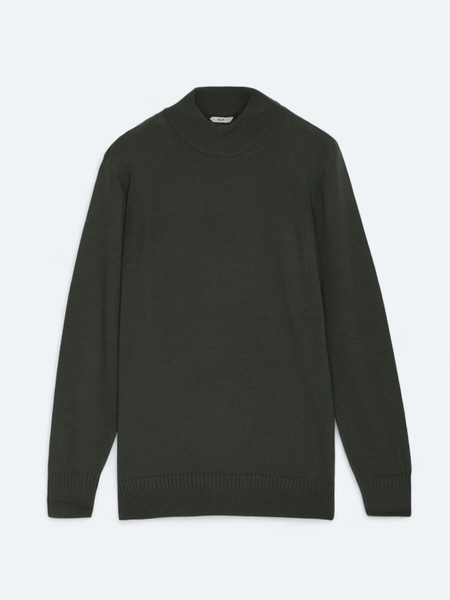 Khaki Knitwear Sweatshirt - 7