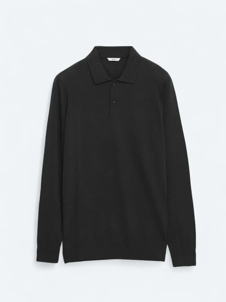 Khaki Knitwear Sweatshirt - 1
