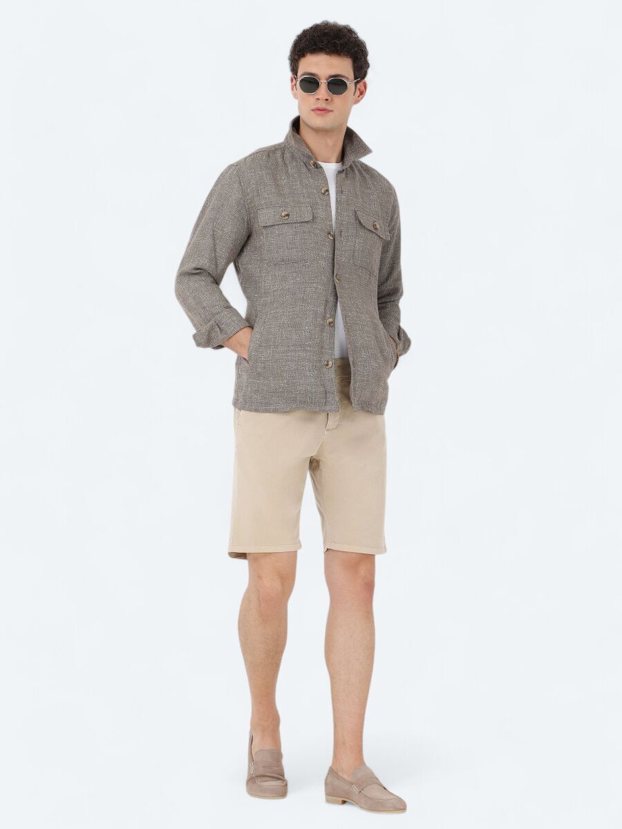 Khaki Overshirt - 3