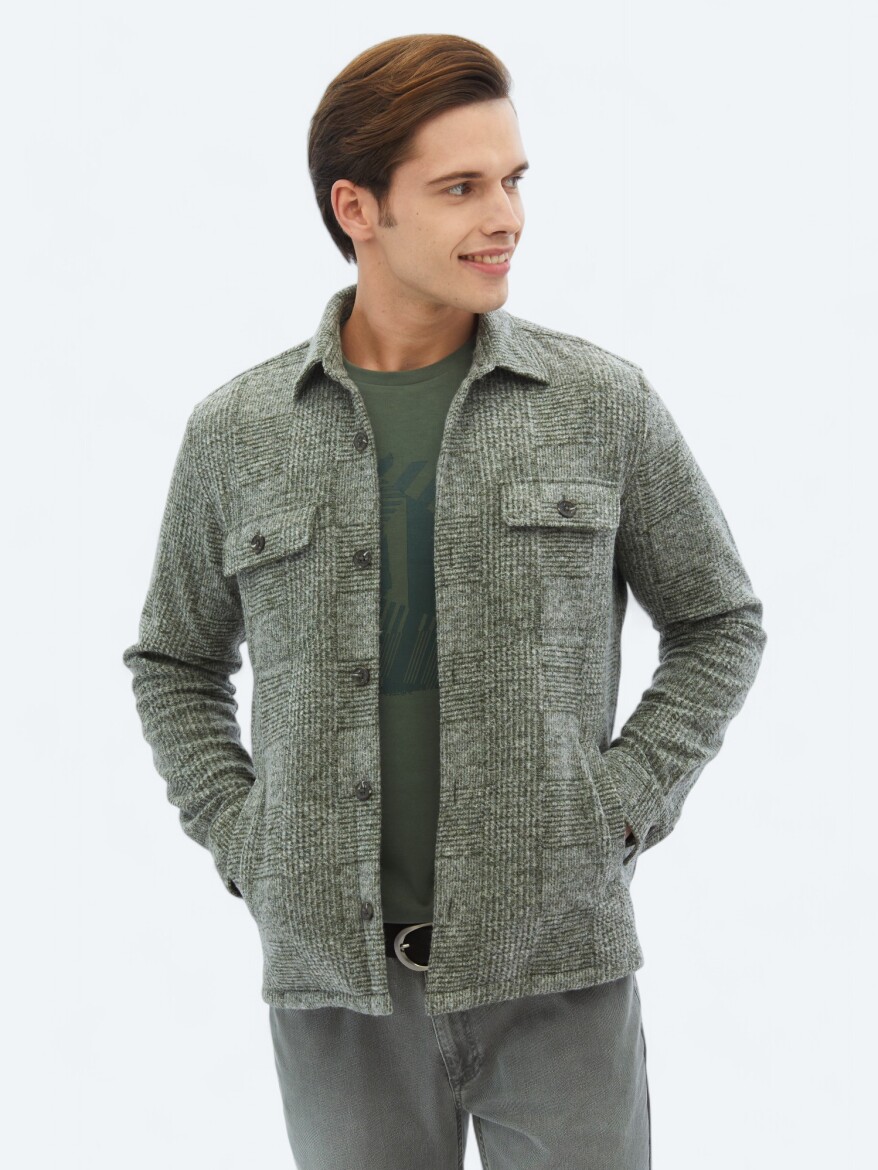 Khaki Overshirt - 2