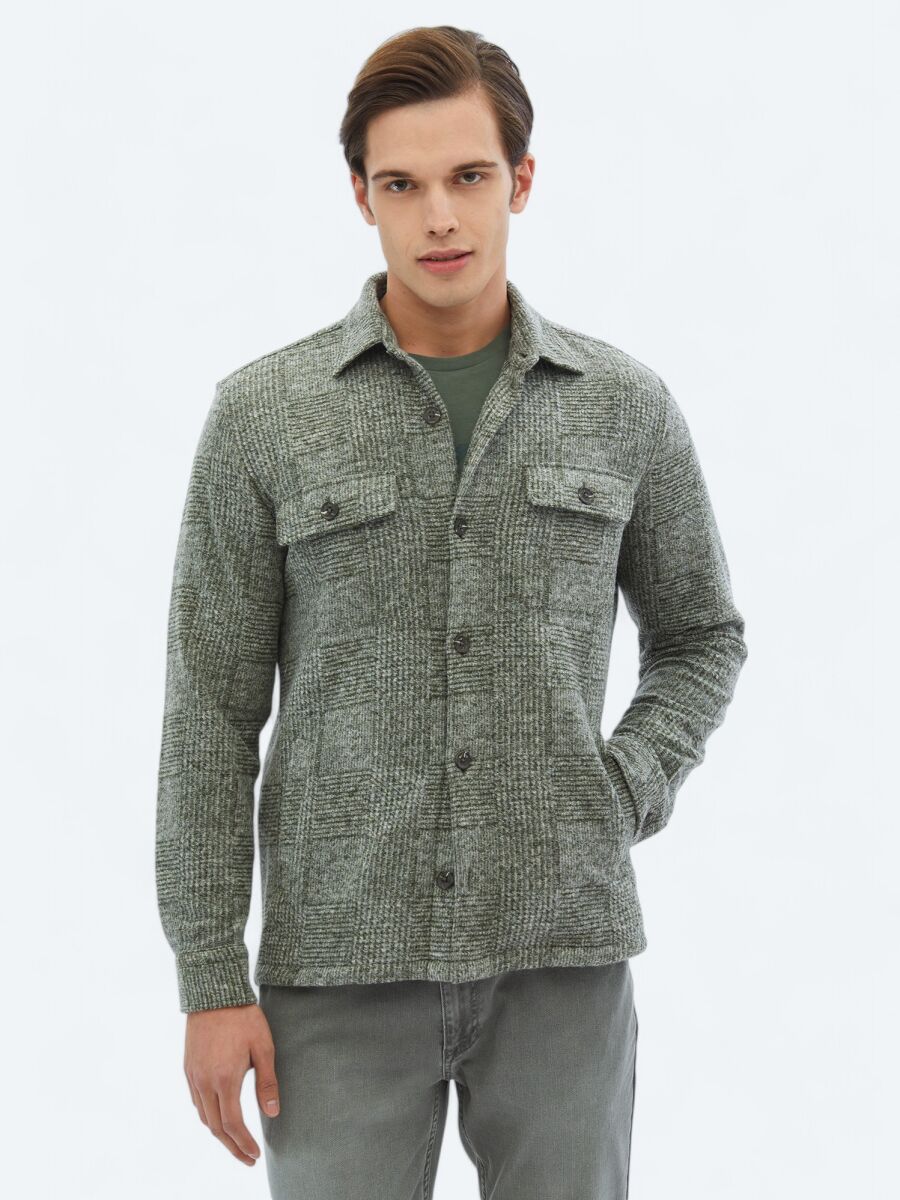 Khaki Overshirt - 4