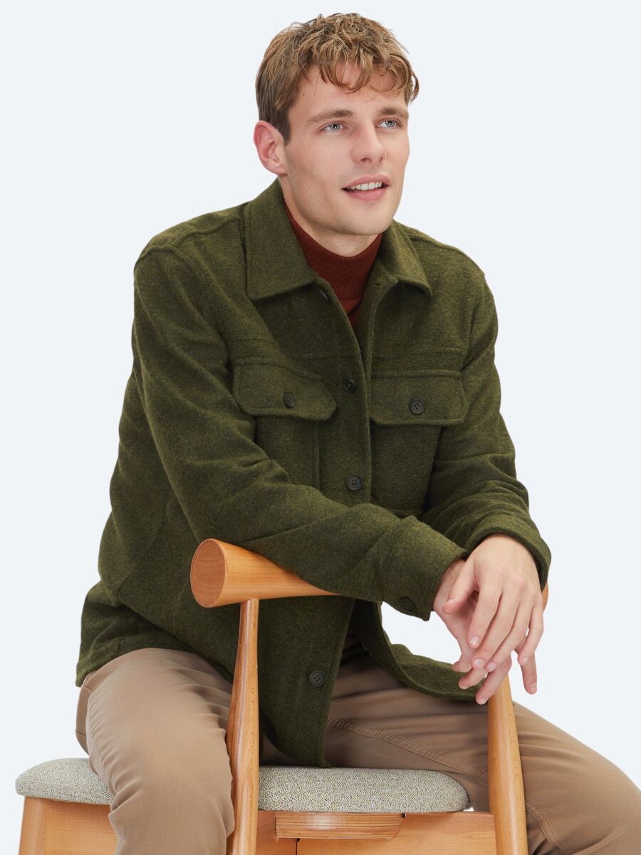Khaki Overshirt - 1