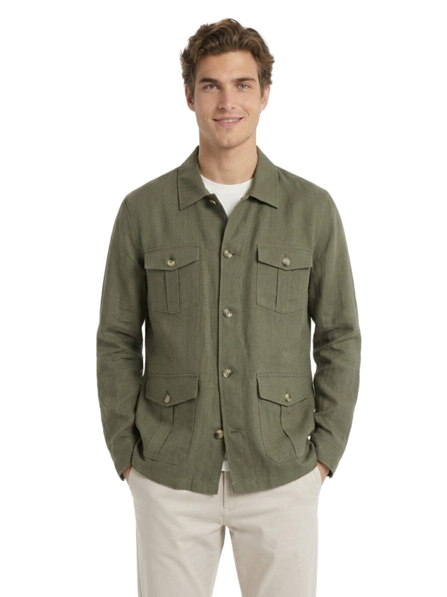 Khaki Overshirt - 1