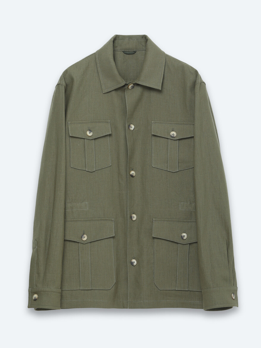 Khaki Overshirt - 6