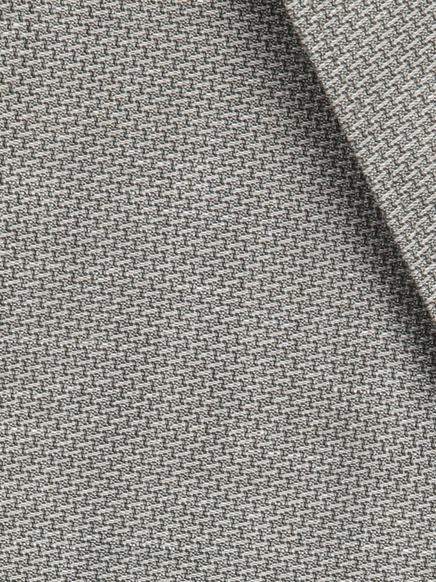 Khaki Plain Regular Fit Wool Blended Jacket - 8