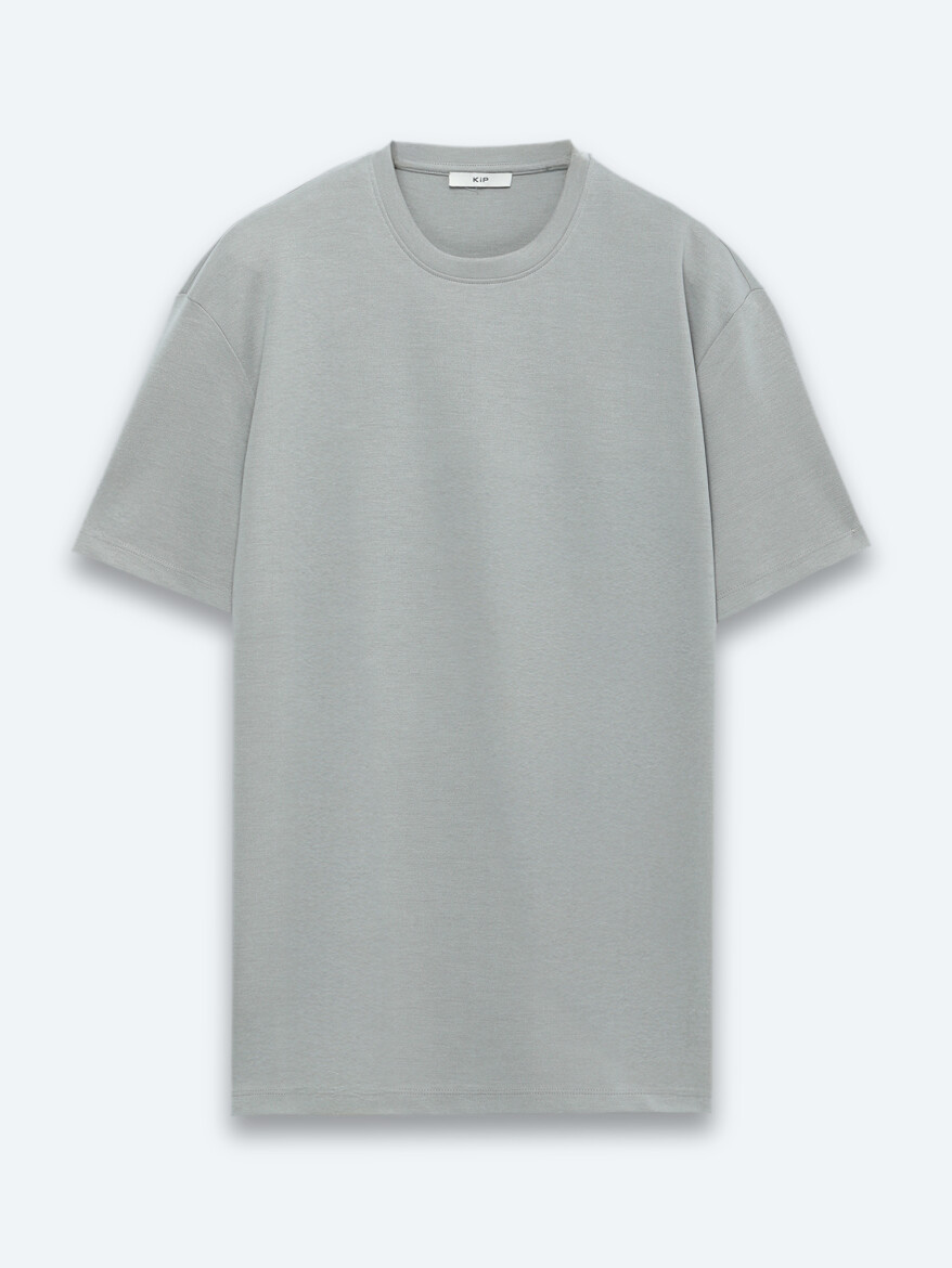 Khaki Plain T-Shirt - 5