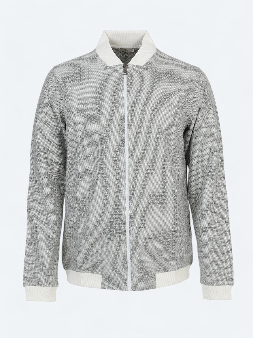 Khaki Regular Fit Casual Knitting Coat - 6