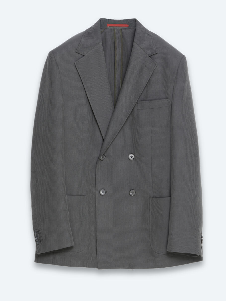 Khaki Striped Modern Fit Suit - 4