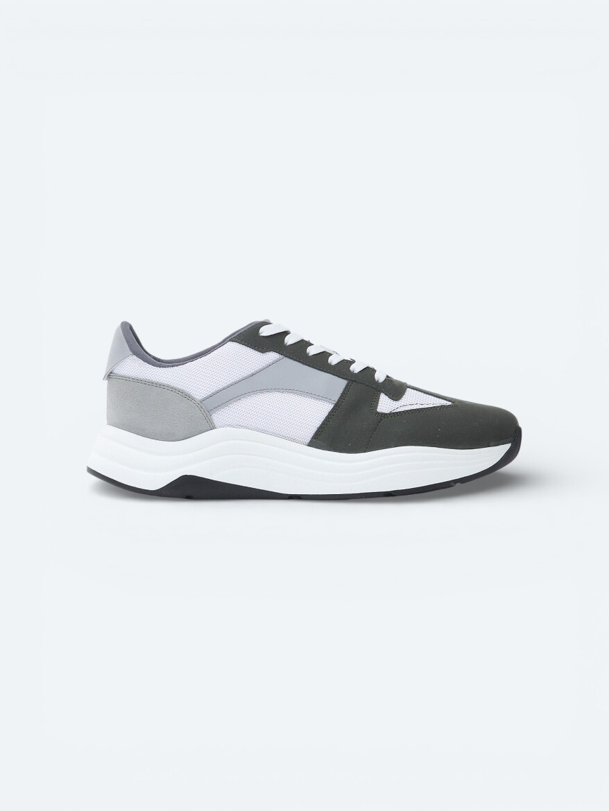 Khaki Suede Sneaker - KİP