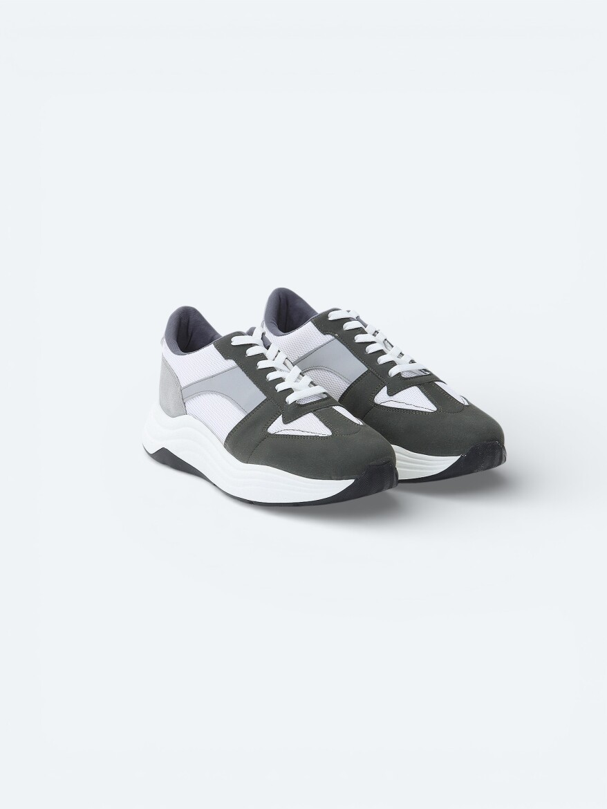Khaki Suede Sneaker - KİP
