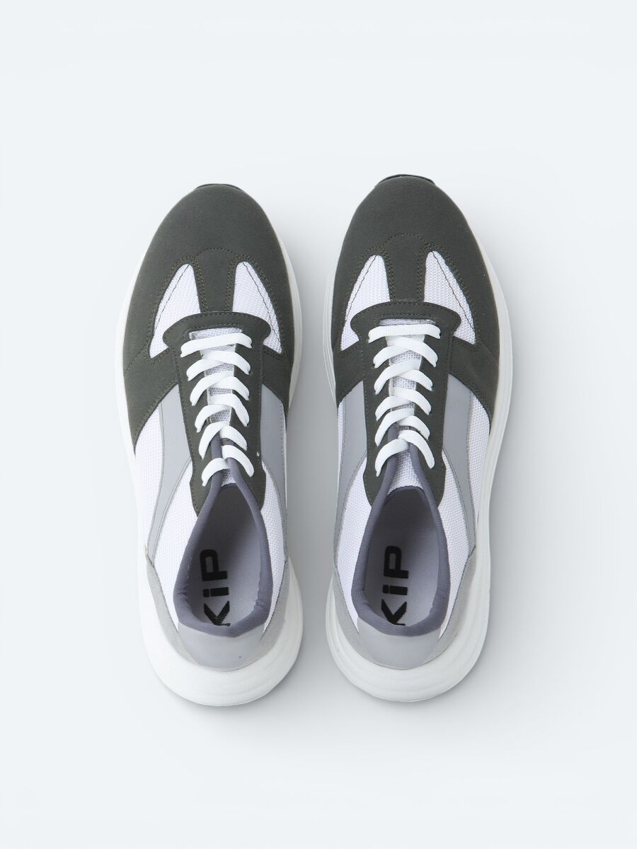 Khaki Suede Sneaker - 5