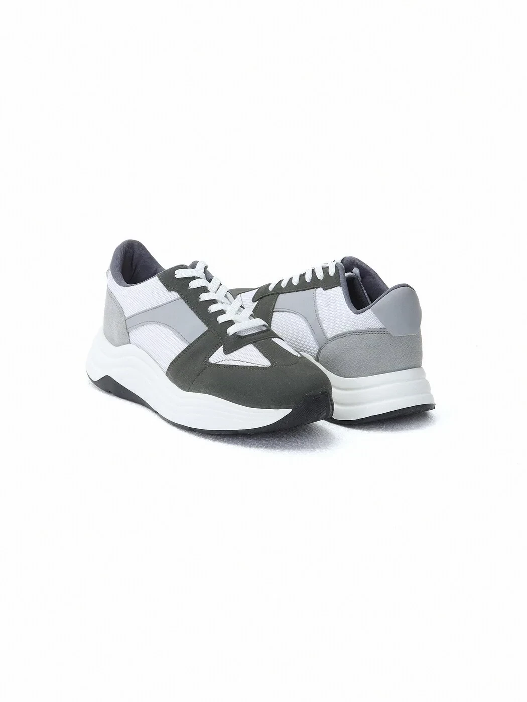 Khaki Suede Sport Sneaker - 3