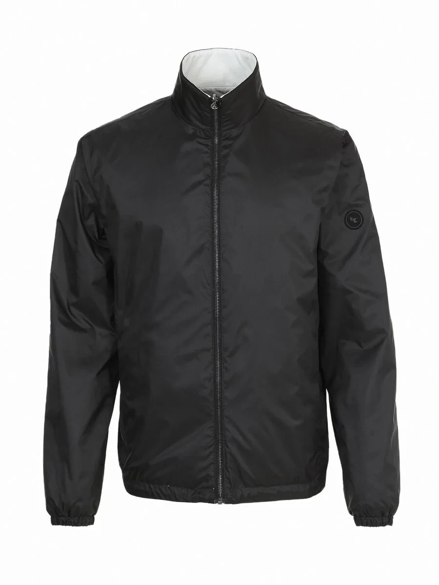 Kırık Beyaz Regular Fit Dik Yaka Casual Dokuma Çift Taraflı Mont - 12