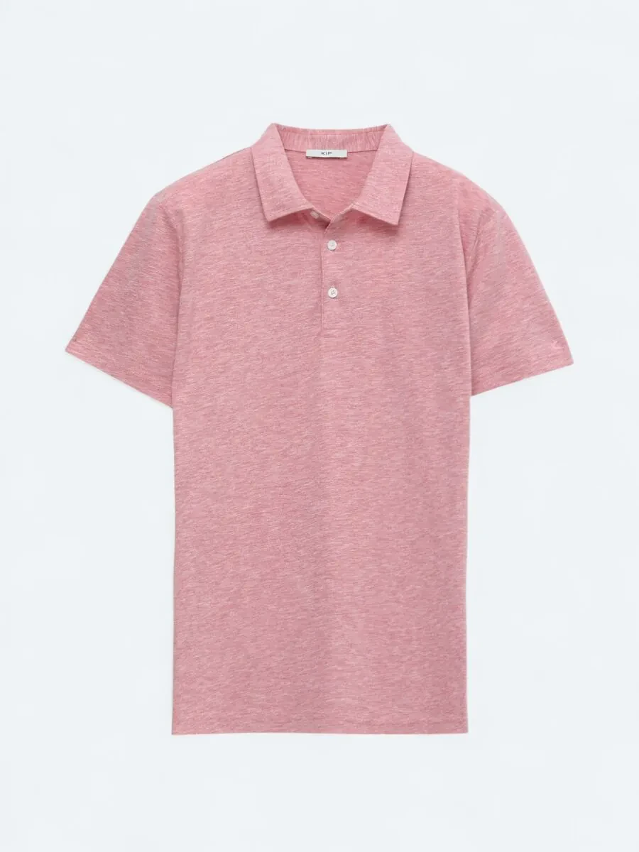 Kırmızı Polo Yaka Pamuk Karışımlı T-Shirt - 6