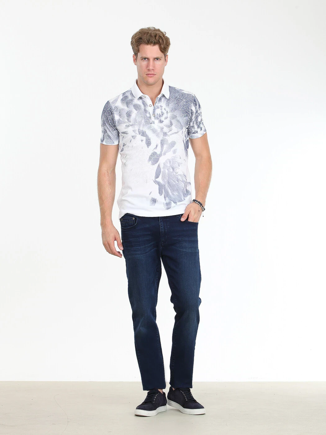 Lacivert %100 Pamuk T-Shirt - 2