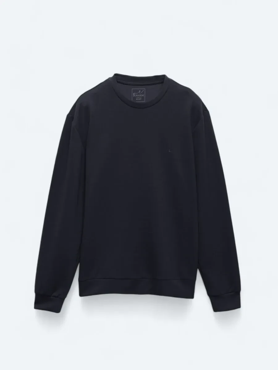 Lacivert Bisiklet Yaka Sweatshırt - 6