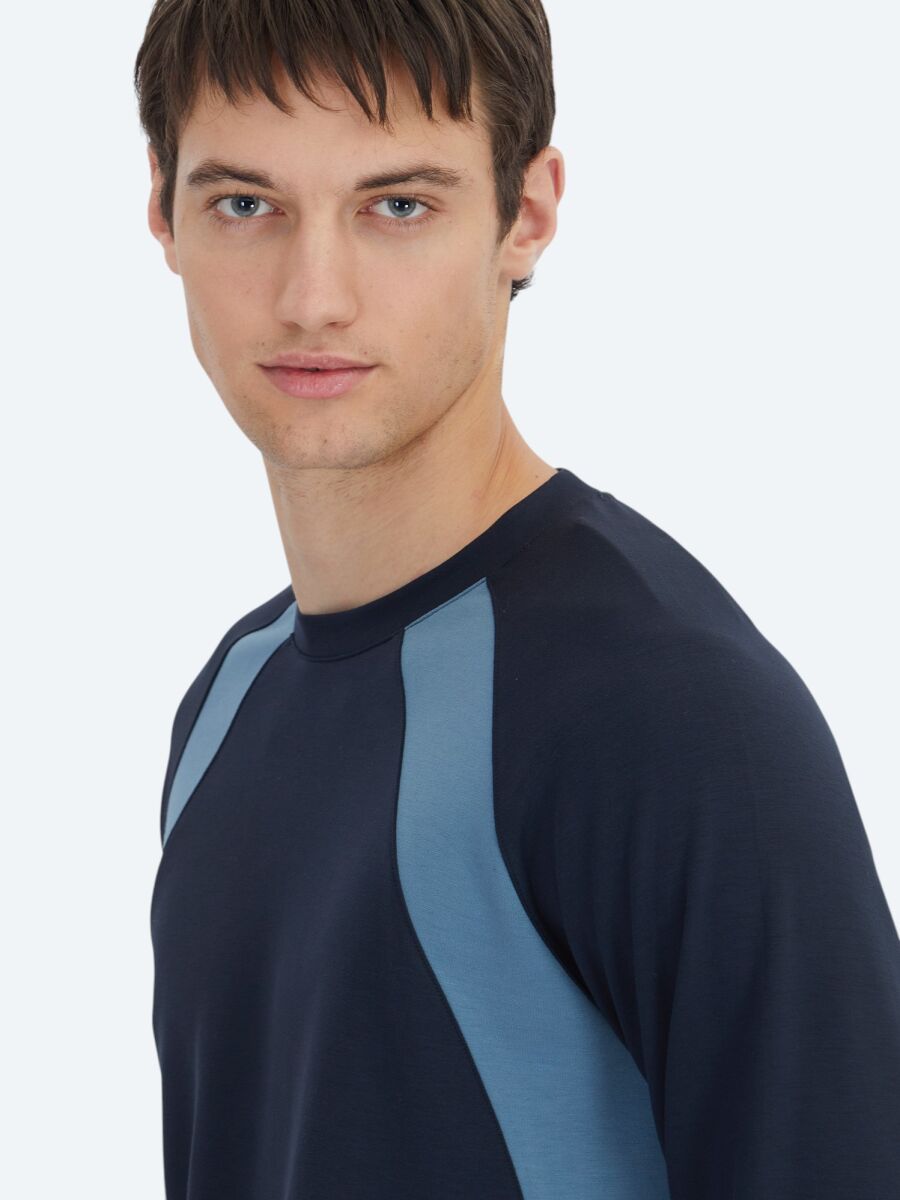 Lacivert Bisiklet Yaka Sweatshırt - 5