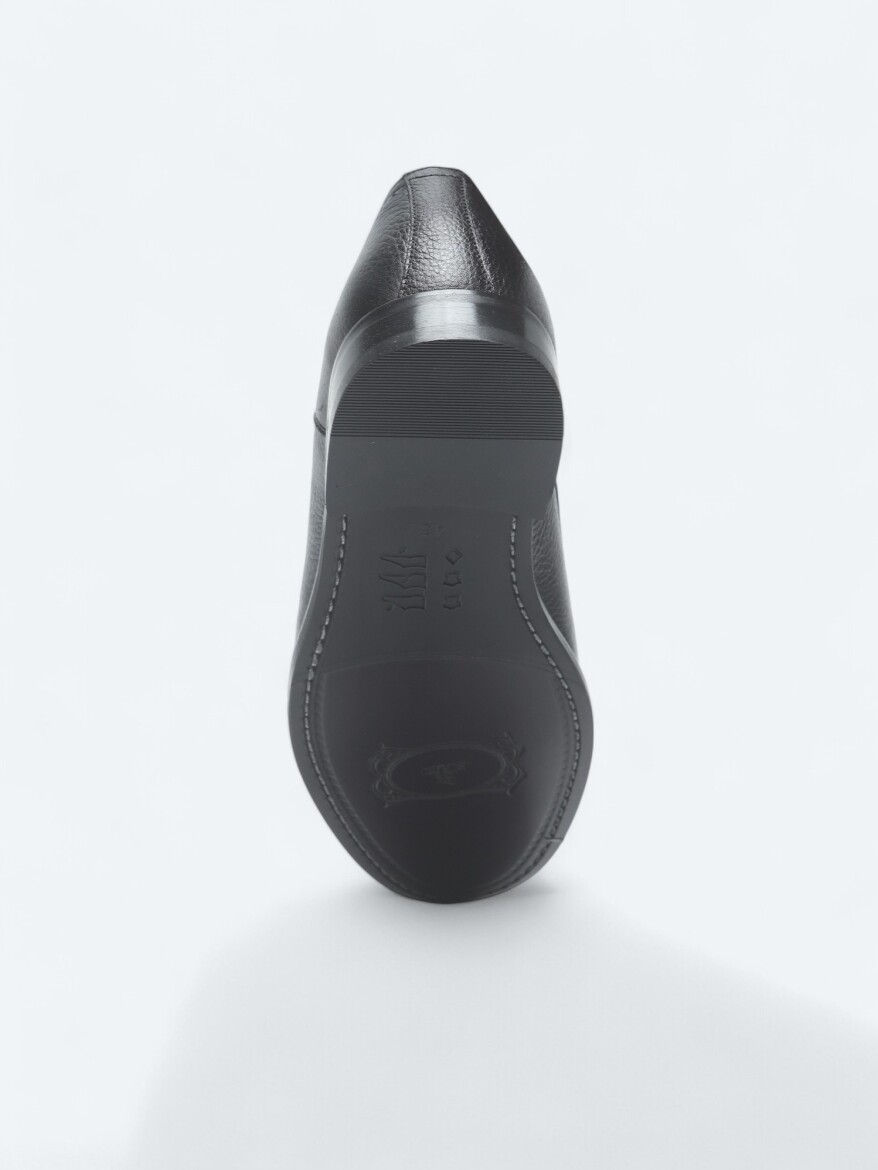 Lacivert Deri Klasik Ayakkabı - 4