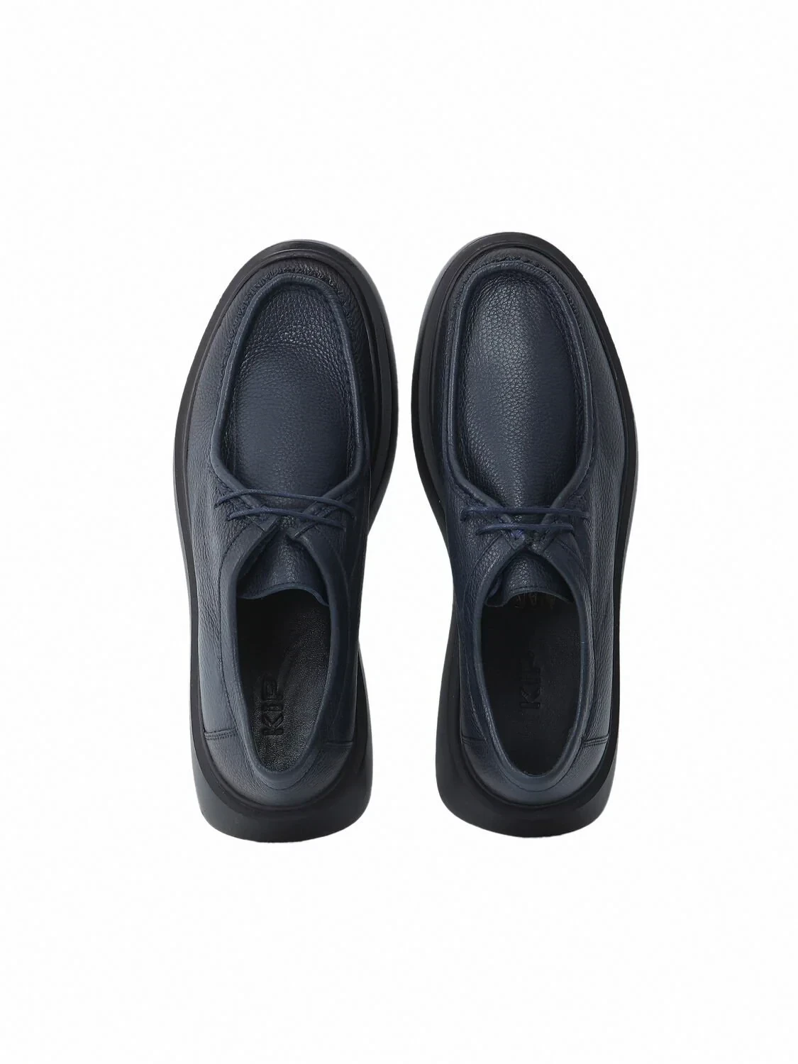 Lacivert Deri Smart Casual Ayakkabı - 5