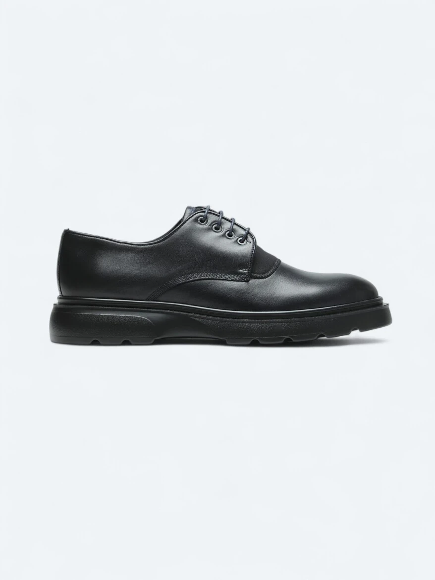 Lacivert Deri Smart Casual Ayakkabı - 1