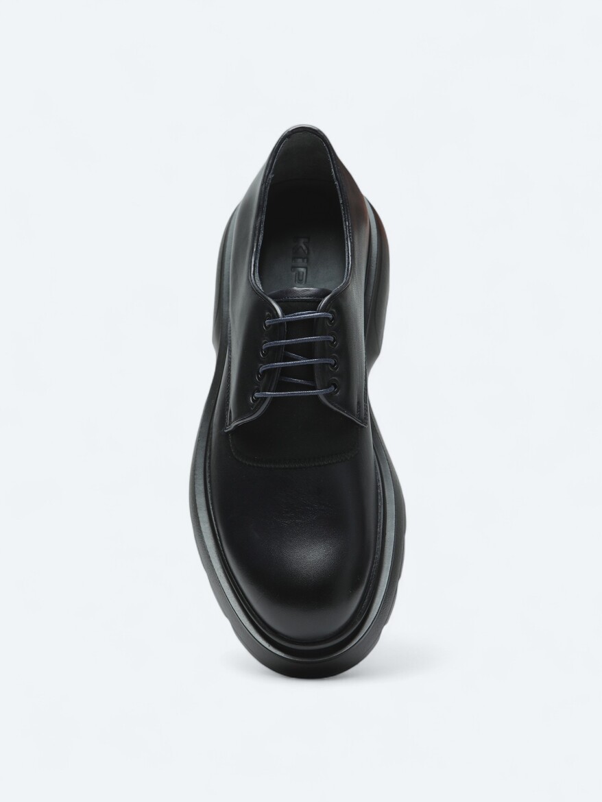 Lacivert Deri Smart Casual Ayakkabı - 3