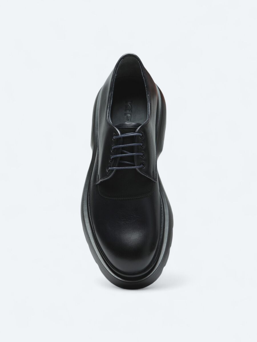 Lacivert Deri Smart Casual Ayakkabı - 3