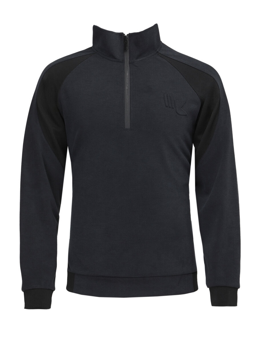 Lacivert Dik Yaka Sweatshırt - 6