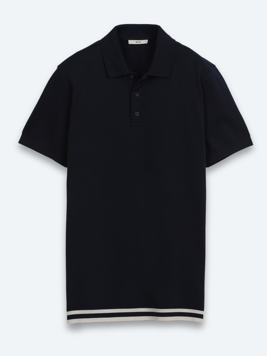 Lacivert Düz %100 Pamuk T-Shirt - 6