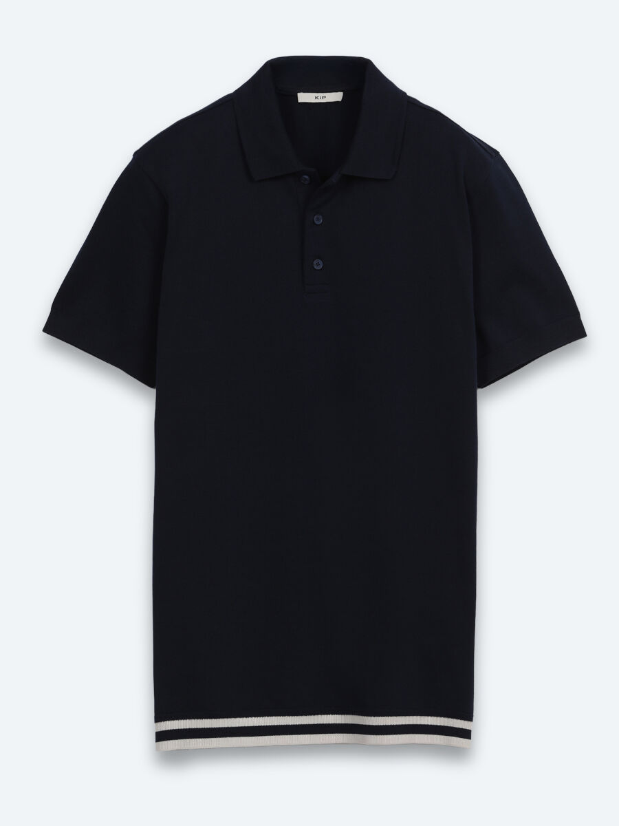 Lacivert Düz %100 Pamuk T-Shirt - 6