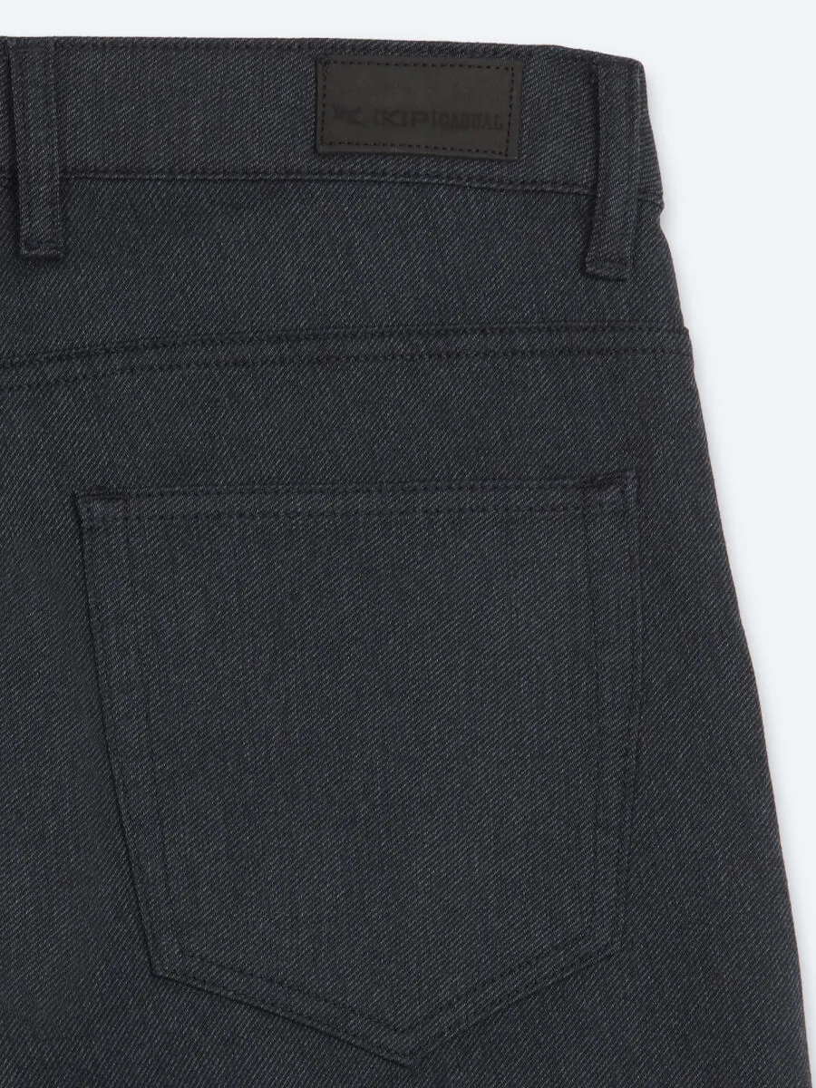 Lacivert Düz Dokuma Slim Fit Spor Pamuk Karışımlı Pantolon - 9