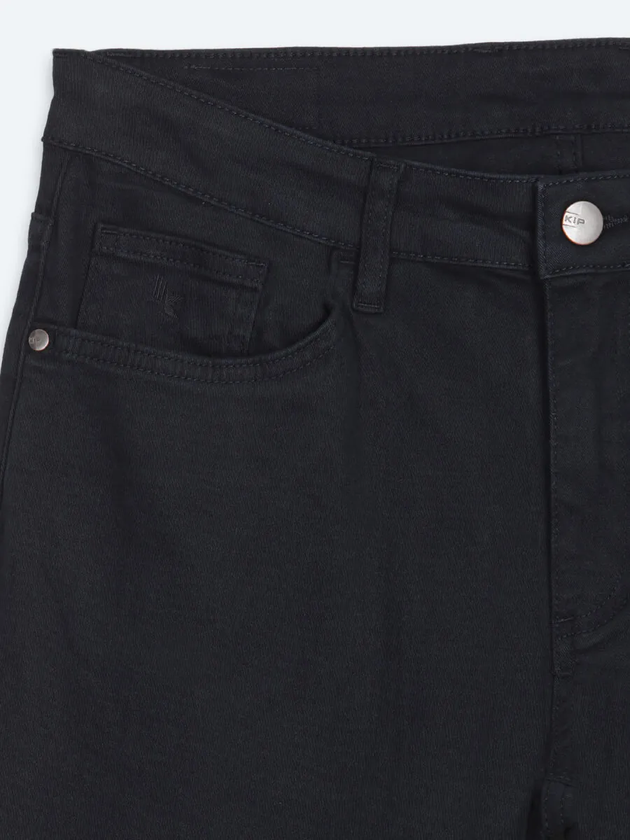 Lacivert Düz Dokuma Slim Fit Spor Pamuk Karışımlı Pantolon - 8