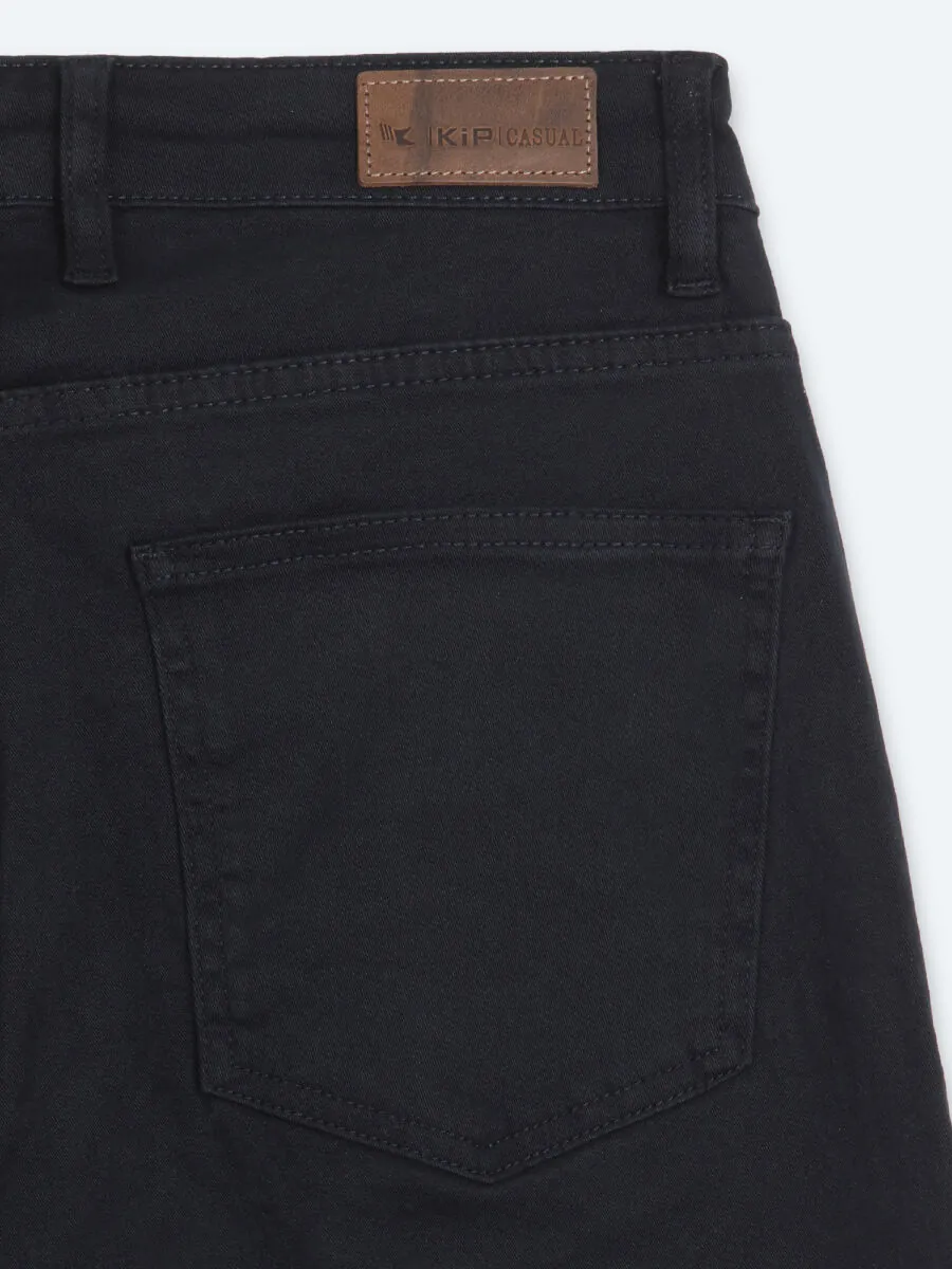 Lacivert Düz Dokuma Slim Fit Spor Pamuk Karışımlı Pantolon - 9