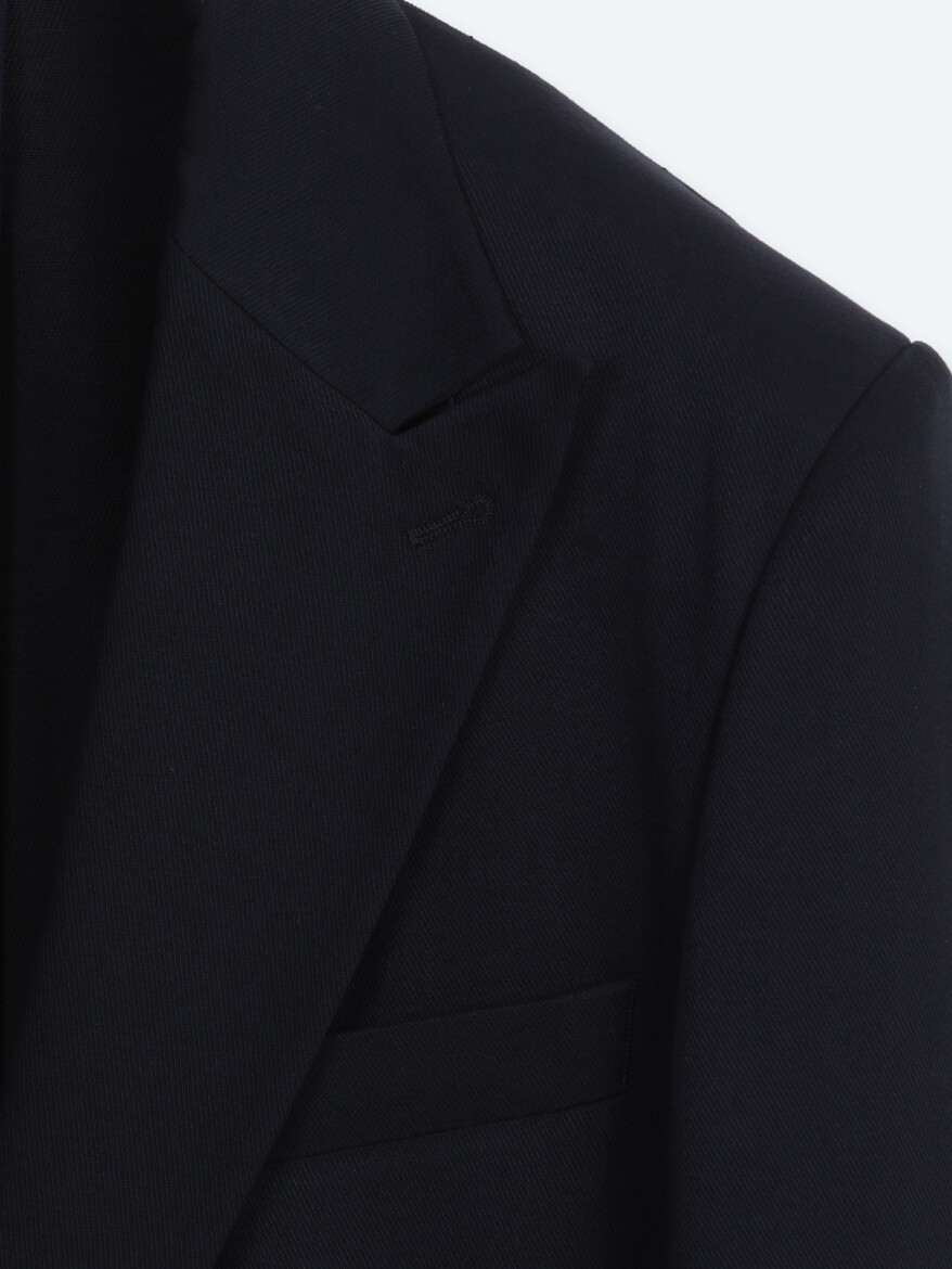 Lacivert Düz Modern Fit Takım Elbise - 8