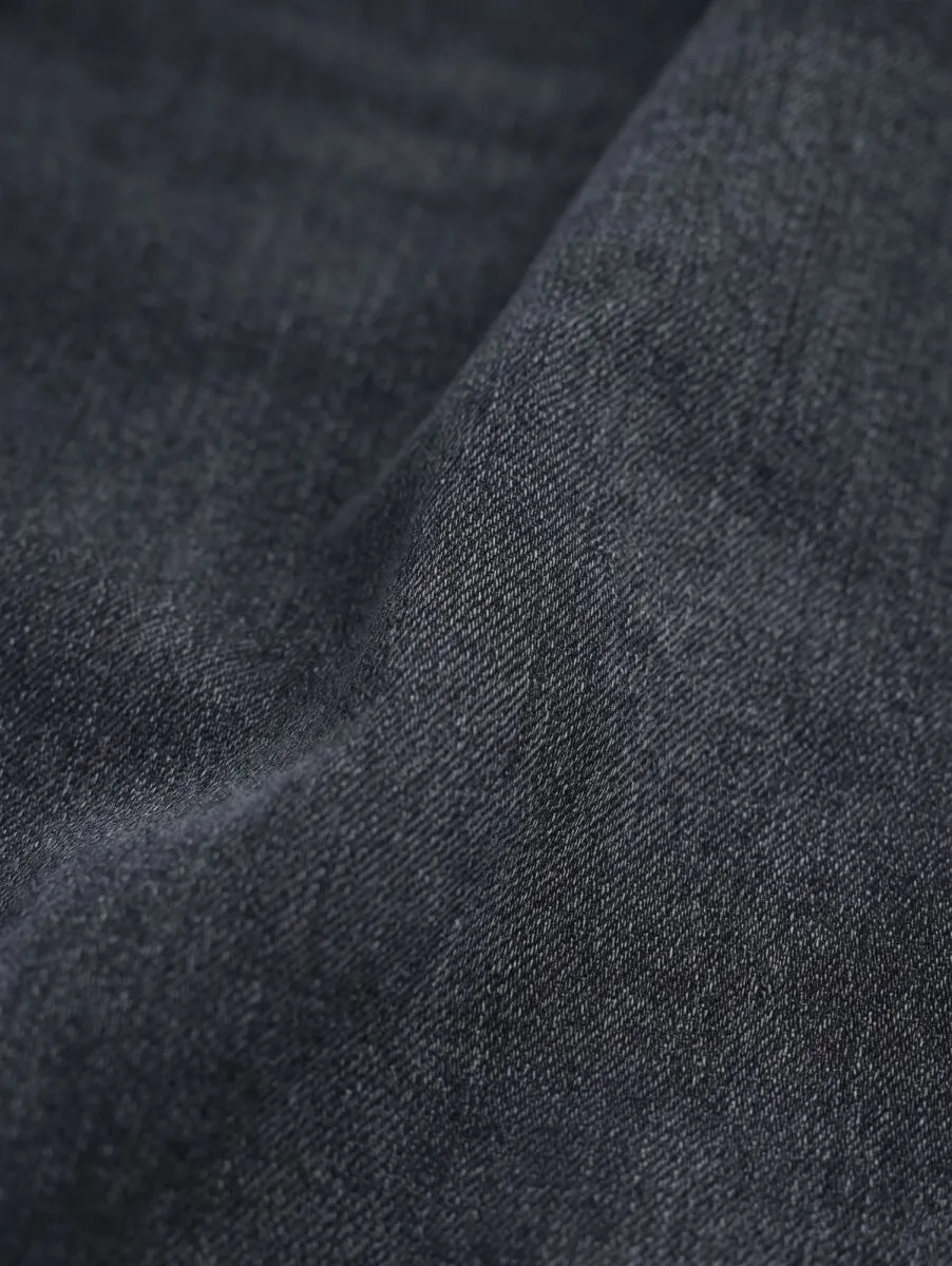 Lacivert Düz Slim Fit Denim Pamuk Karışımlı Pantolon - 10