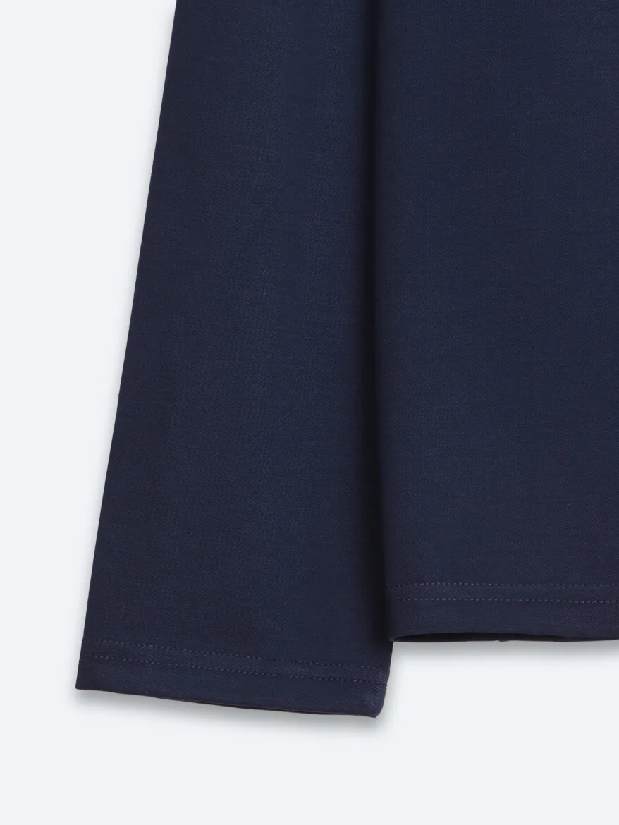 Lacivert Düz T-Shirt - 10