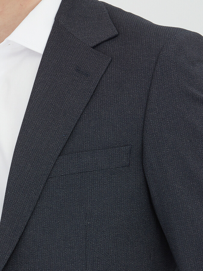 Lacivert Mikro Modern Fit Takım Elbise - 3