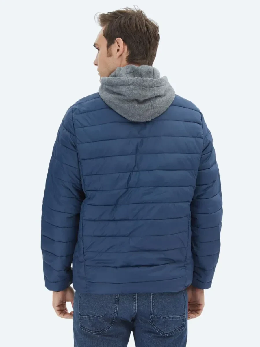 Lacivert Regular Fit Casual Dokuma Mont - 6