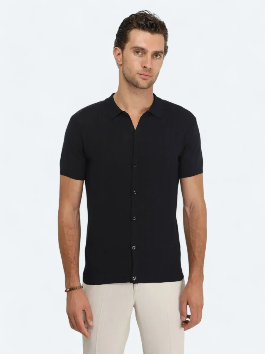 Lacivert Regular Fit Casual Gömlek - 1