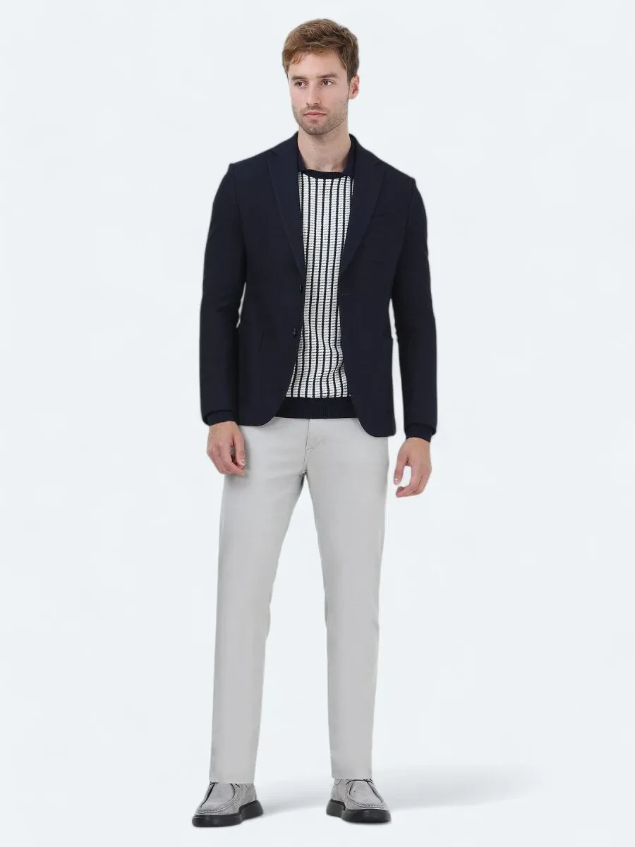 Lacivert Regular Fit Ceket - 1