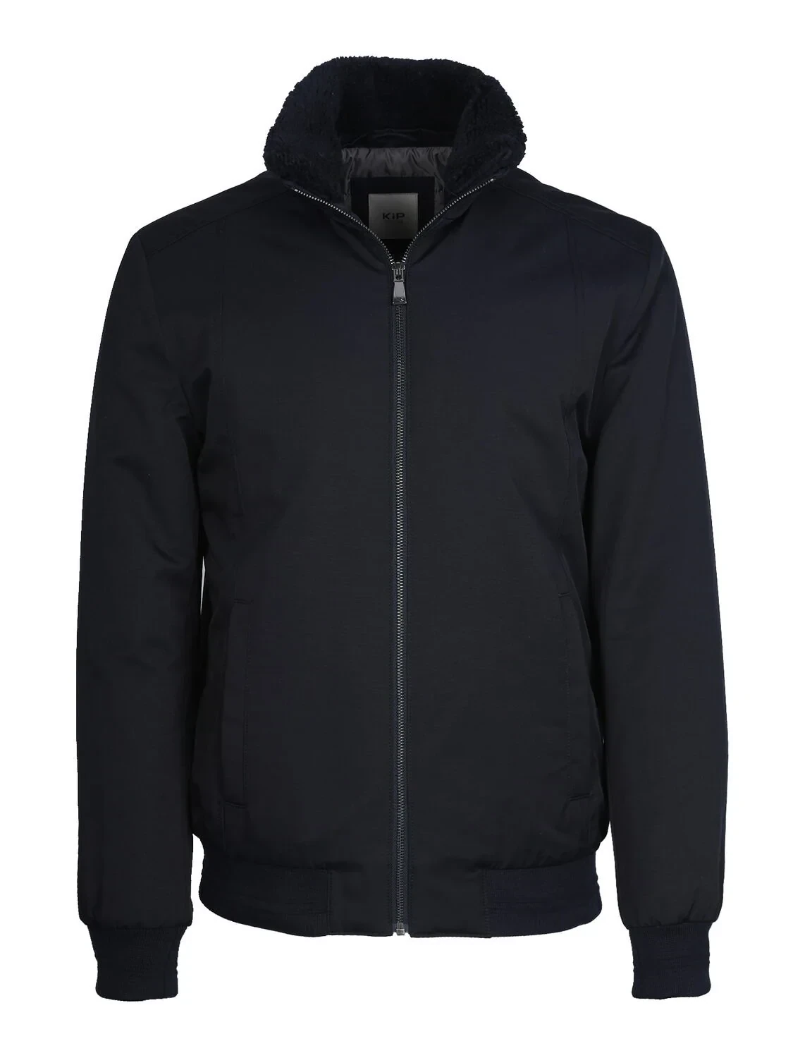 Lacivert Regular Fit Dik Yaka Casual Dokuma Mont - 6