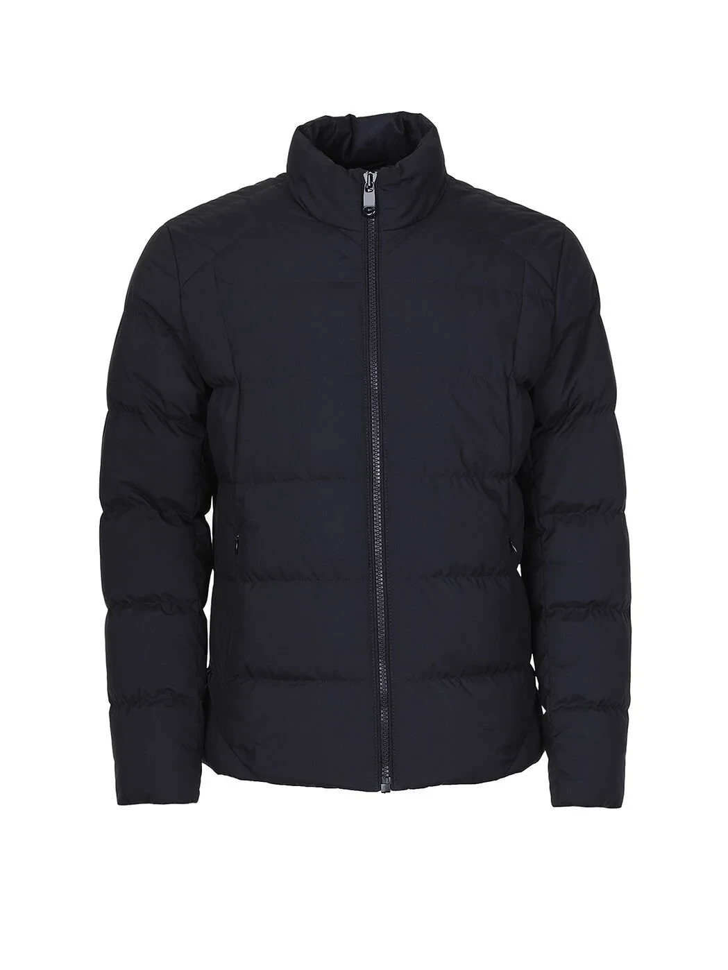 Lacivert Regular Fit Dik Yaka Casual Dokuma Mont - 7